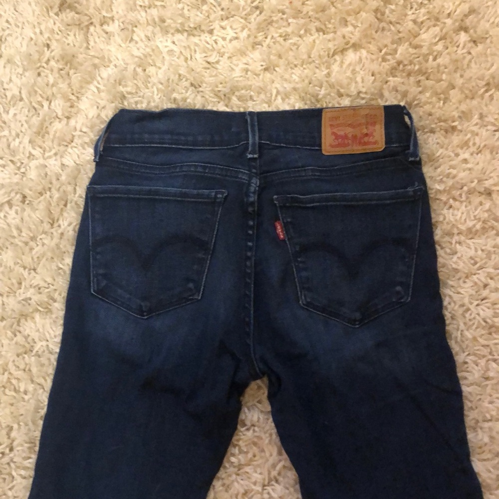 Levi’s 701 super skinny dark wash jeans - Picture 4 of 4